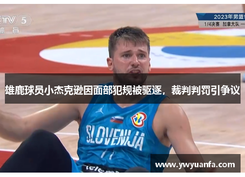 雄鹿球员小杰克逊因面部犯规被驱逐，裁判判罚引争议